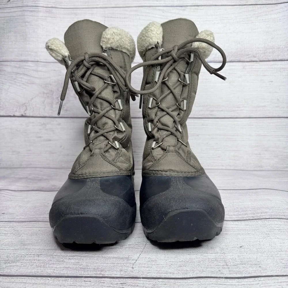 Sorel Cumberland Womens size 7.5‎ Winter Boots Green Black Insulated NL1436-969